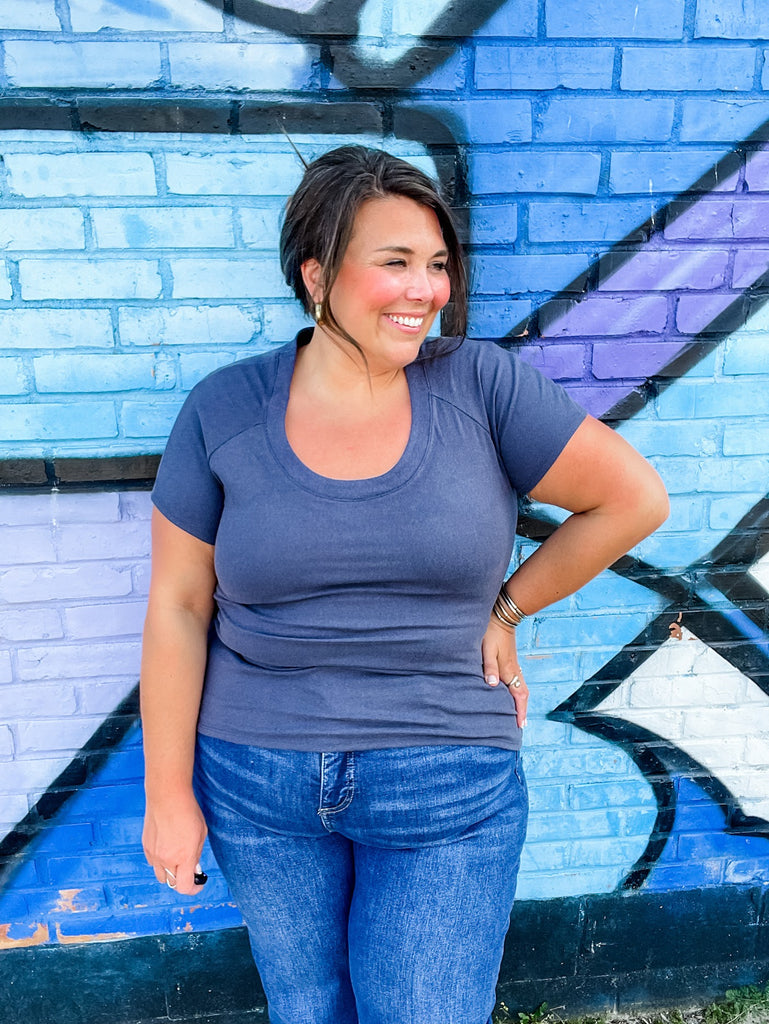 Everyday Essential Tee (S-3XL)-100 Short Sleeve-Sew In Love-Hello Friends Boutique-Woman's Fashion Boutique Located in Traverse City, MI