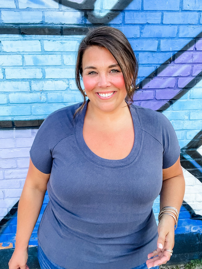 Everyday Essential Tee (S-3XL)-100 Short Sleeve-Sew In Love-Hello Friends Boutique-Woman's Fashion Boutique Located in Traverse City, MI