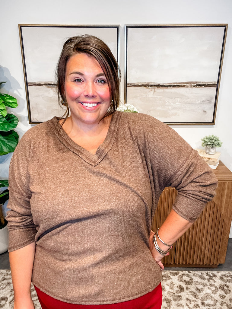 Weekend Retreat Top (S-3XL)-110 Long Sleeve-Zenana-Hello Friends Boutique-Woman's Fashion Boutique Located in Traverse City, MI