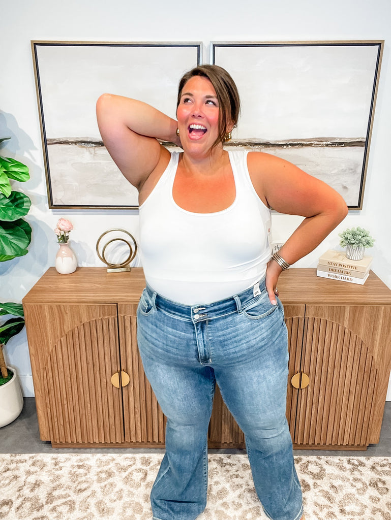 Golden Hour Flare Jeans (0-24W)-200 Denim-Judy Blue-Hello Friends Boutique-Woman's Fashion Boutique Located in Traverse City, MI