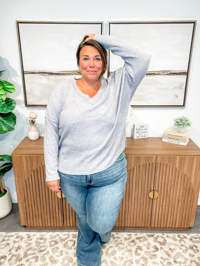 Weekend Retreat Top (S-3XL)-110 Long Sleeve-Zenana-Hello Friends Boutique-Woman's Fashion Boutique Located in Traverse City, MI