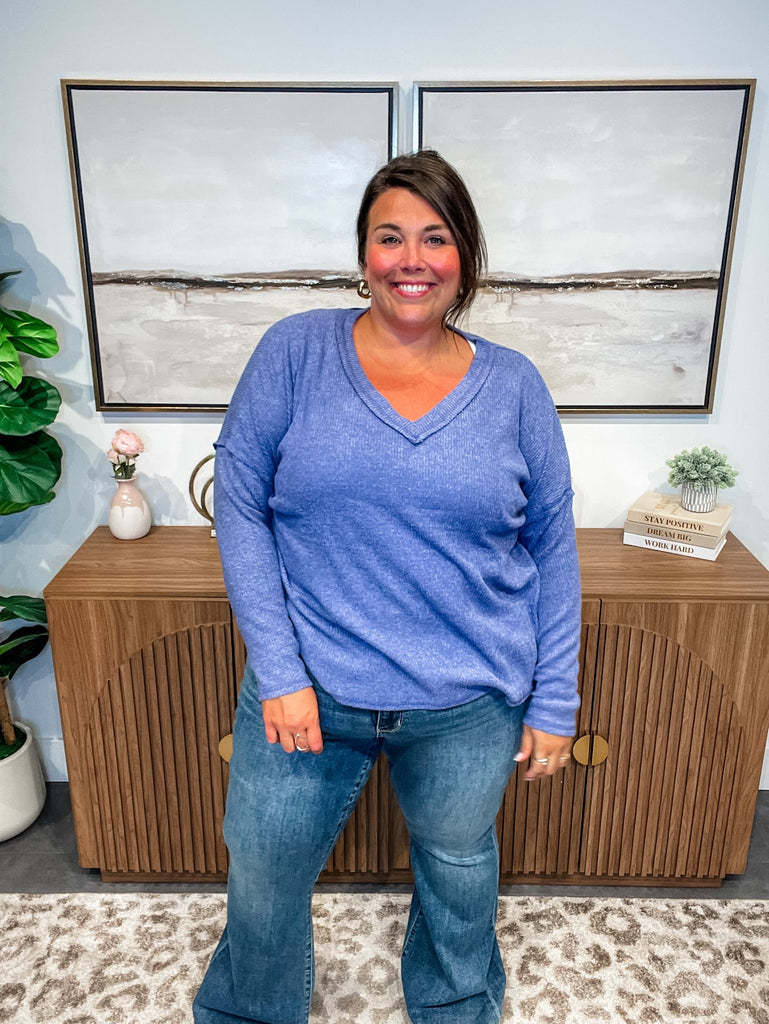 Weekend Retreat Top (S-3XL)-110 Long Sleeve-Zenana-Hello Friends Boutique-Woman's Fashion Boutique Located in Traverse City, MI