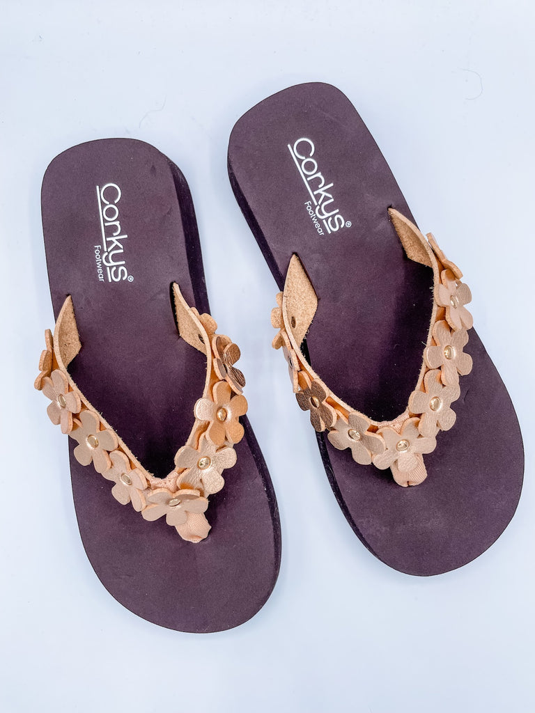 No Running Sandals in Gold Metallic (7-11)-250 Shoes-Corky's Footwear-Hello Friends Boutique-Woman's Fashion Boutique Located in Traverse City, MI