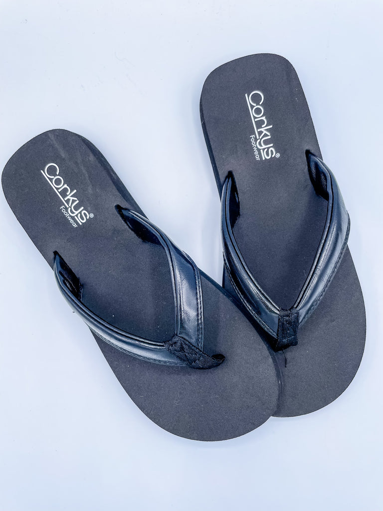 Summer Plans Sandals in Black (7-11)-250 Shoes-Corky's Footwear-Hello Friends Boutique-Woman's Fashion Boutique Located in Traverse City, MI