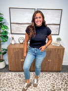 Mid Rise Destroy Hem Kick Flare Jeans (0-24W)-200 Denim-Judy Blue-Hello Friends Boutique-Woman's Fashion Boutique Located in Traverse City, MI