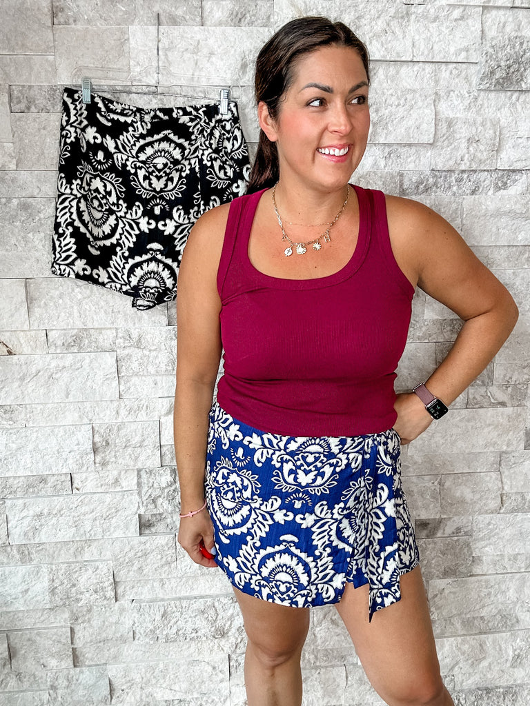 Can't Stop Me Skort (S-XL)-220 Shorts/Skirts/Skorts-Staccato-Hello Friends Boutique-Woman's Fashion Boutique Located in Traverse City, MI