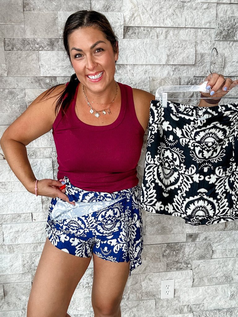 Can't Stop Me Skort (S-XL)-220 Shorts/Skirts/Skorts-Staccato-Hello Friends Boutique-Woman's Fashion Boutique Located in Traverse City, MI