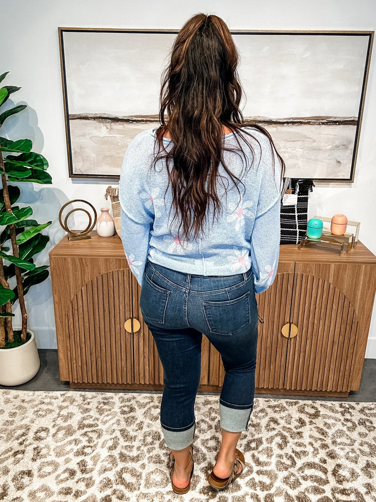 In The Meadows High Waist Capri Denim (0-24W)-200 Denim-Judy Blue-Hello Friends Boutique-Woman's Fashion Boutique Located in Traverse City, MI
