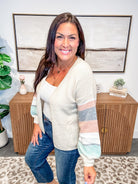 The Cozy Contrast Cardigan (S/M-2X/3X)-160 Cardigans/Kimonos-COZY CO-Hello Friends Boutique-Woman's Fashion Boutique Located in Traverse City, MI