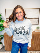 Feelin' Witchy Sweatshirt (S-3XL)-150 Sweatshirts/Hoodies-Chloe Vs Tank-Hello Friends Boutique-Woman's Fashion Boutique Located in Traverse City, MI