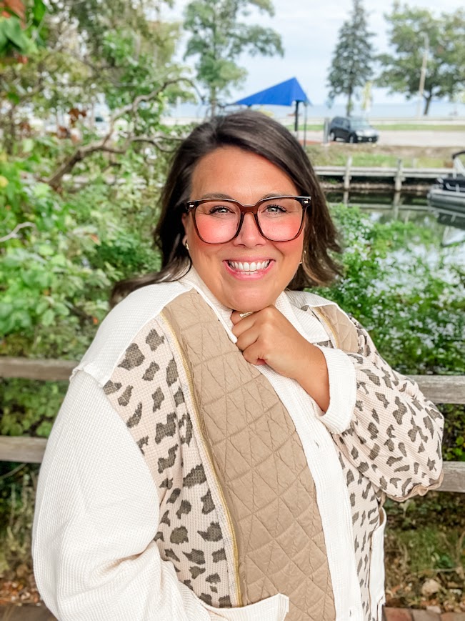 Tan & Purrfect Cardigan (S-L)-160 Cardigans/Kimonos-POL-Hello Friends Boutique-Woman's Fashion Boutique Located in Traverse City, MI