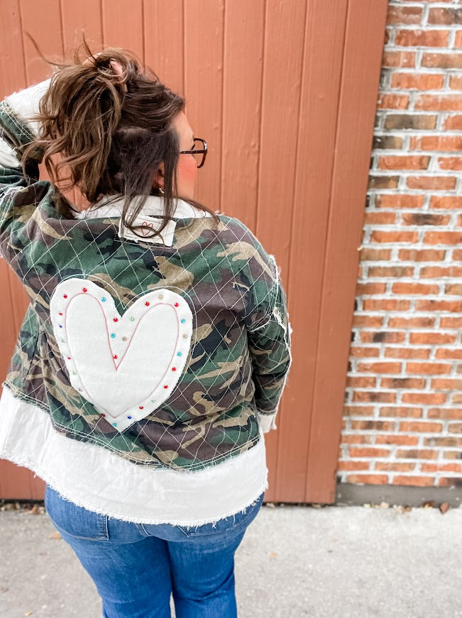 Boss Babe Loving Jacket (S-L)-170 Outerwear/Jackets-POL-Hello Friends Boutique-Woman's Fashion Boutique Located in Traverse City, MI