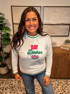 Day Dinker Classic Sweatshirt (S-XL)-130 Graphic Tees-Shiraleah-Hello Friends Boutique-Woman's Fashion Boutique Located in Traverse City, MI