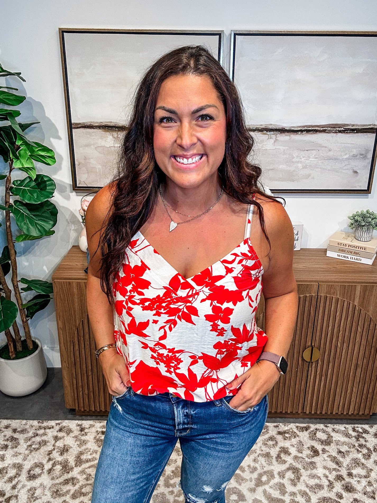 You Take Me Higher Top (S-XL) - SAVE SPRING-120 Sleeveless-Staccato-Hello Friends Boutique-Woman's Fashion Boutique Located in Traverse City, MI