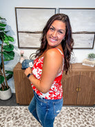 You Take Me Higher Top (S-XL) - SAVE SPRING-120 Sleeveless-Staccato-Hello Friends Boutique-Woman's Fashion Boutique Located in Traverse City, MI