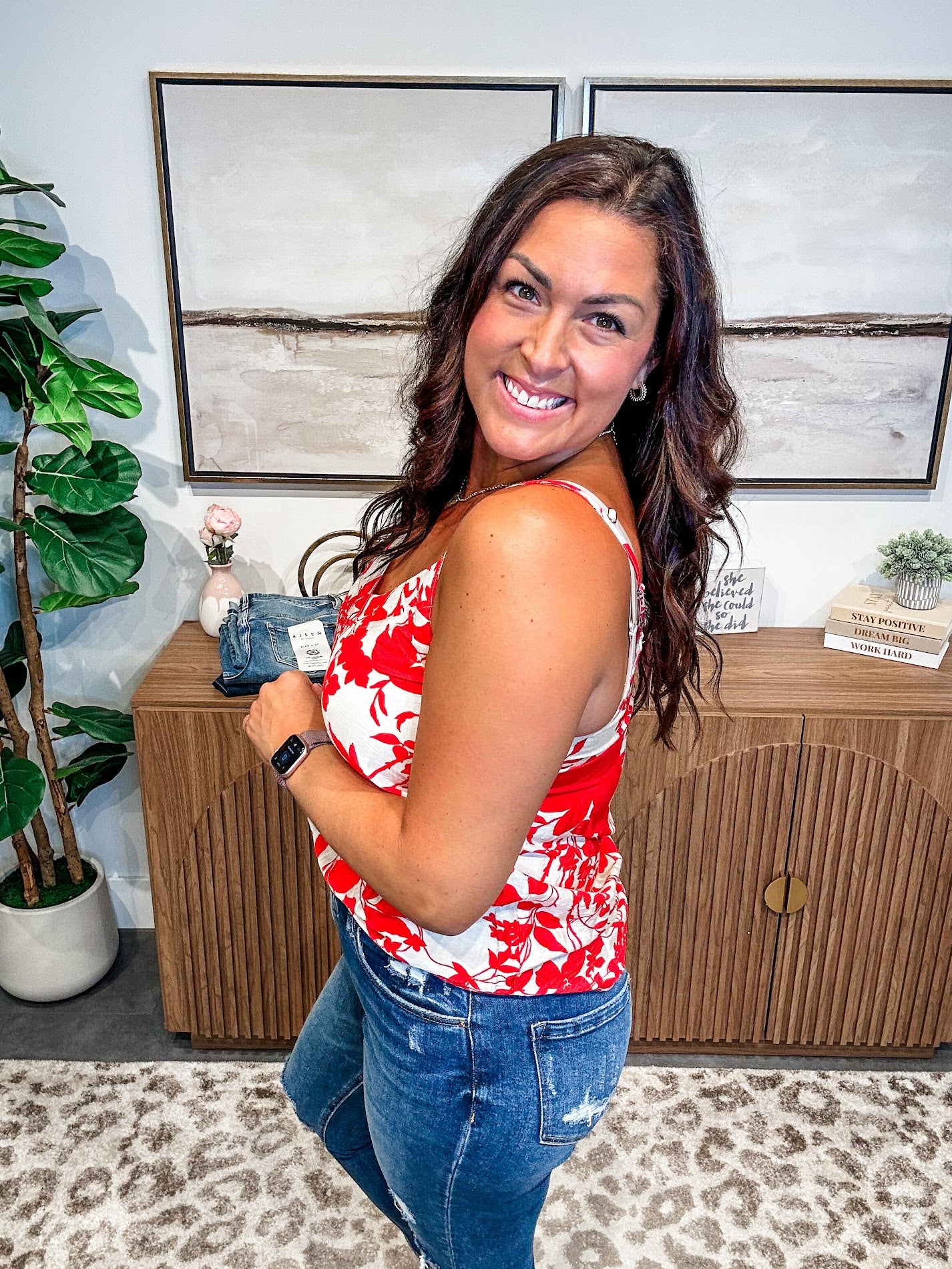 You Take Me Higher Top (S-XL) - SAVE SPRING-120 Sleeveless-Staccato-Hello Friends Boutique-Woman's Fashion Boutique Located in Traverse City, MI