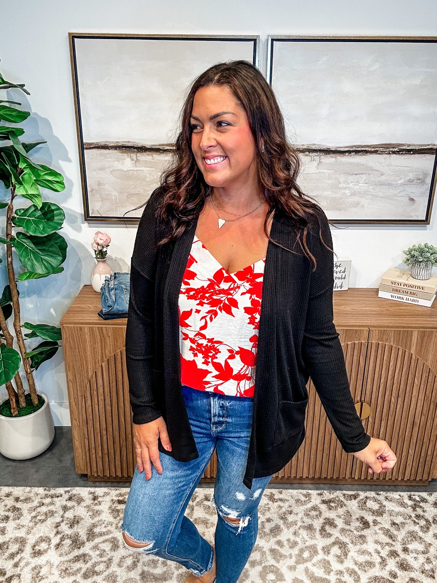 You Take Me Higher Top (S-XL) - SAVE SPRING-120 Sleeveless-Staccato-Hello Friends Boutique-Woman's Fashion Boutique Located in Traverse City, MI