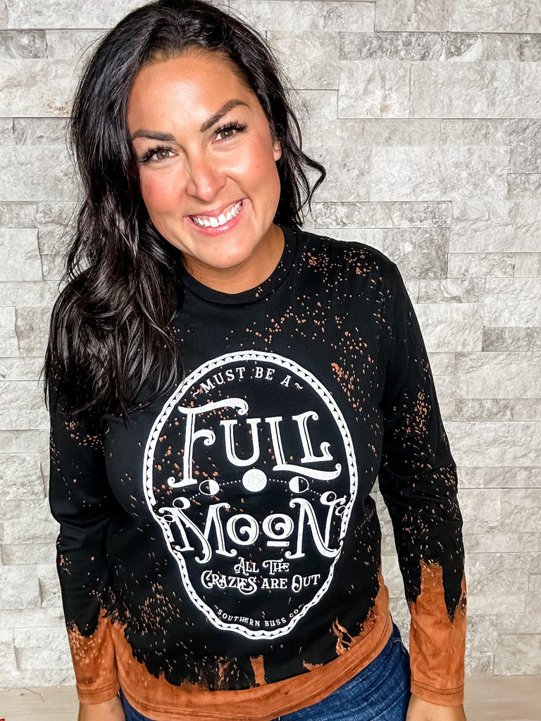 Full Moon Southern Bliss Tee (S-3XL)-130 Graphic Tees-Southern Bliss Company-Hello Friends Boutique-Woman's Fashion Boutique Located in Traverse City, MI