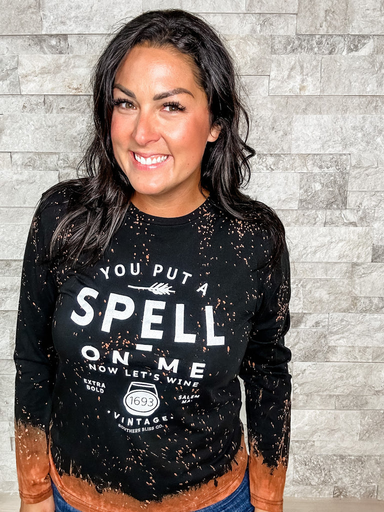 You Put A Spell Southern Bliss Tee (S-3XL)-130 Graphic Tees-Southern Bliss Company-Hello Friends Boutique-Woman's Fashion Boutique Located in Traverse City, MI