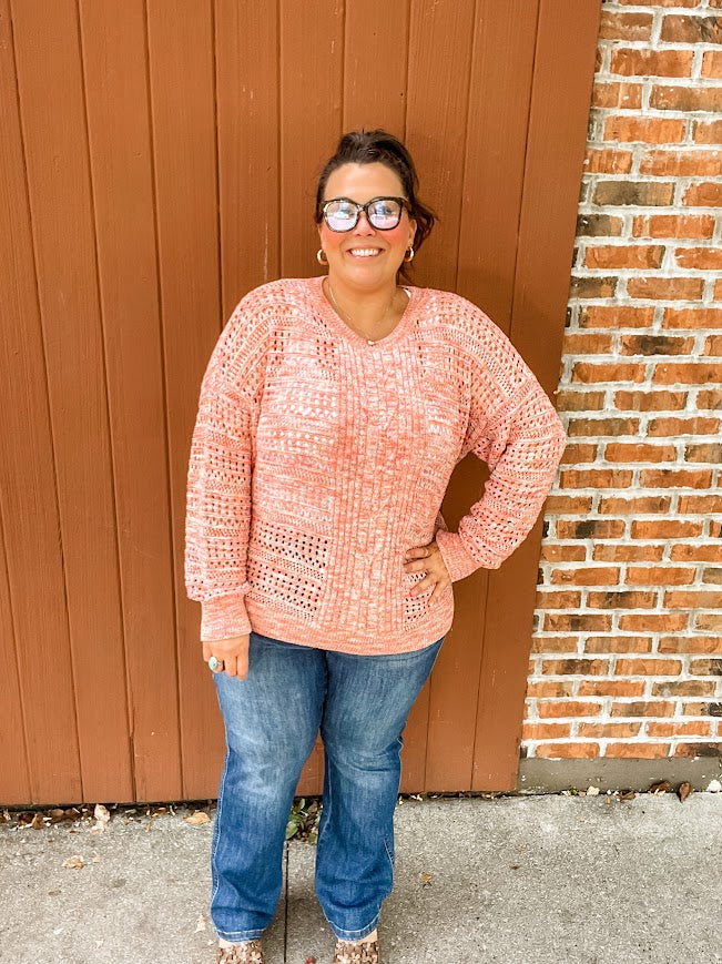 Threaded Vibes Top (S-L)-110 Long Sleeve-Easel-Hello Friends Boutique-Woman's Fashion Boutique Located in Traverse City, MI