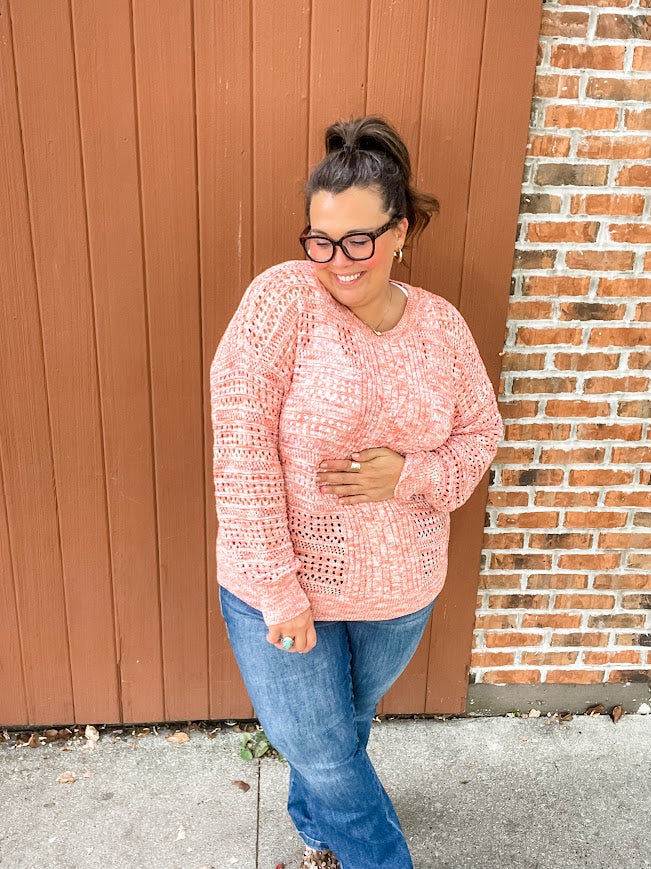 Threaded Vibes Top (S-L)-110 Long Sleeve-Easel-Hello Friends Boutique-Woman's Fashion Boutique Located in Traverse City, MI