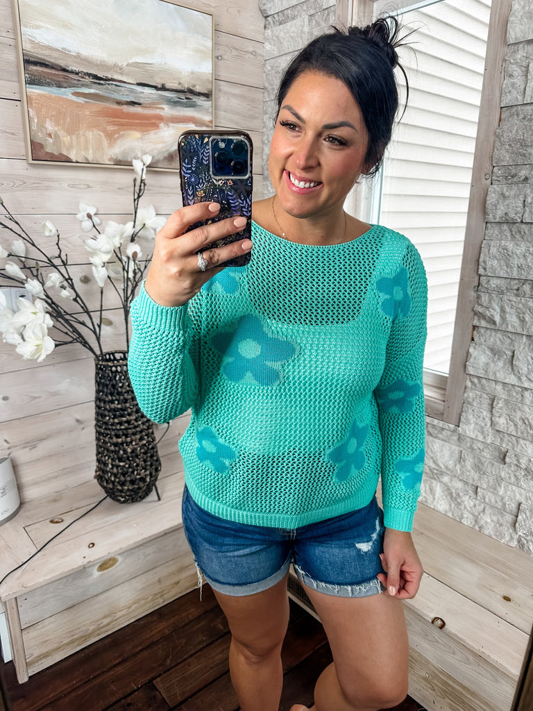 What's Next Top (S-XL)-110 Long Sleeve-Staccato-Hello Friends Boutique-Woman's Fashion Boutique Located in Traverse City, MI