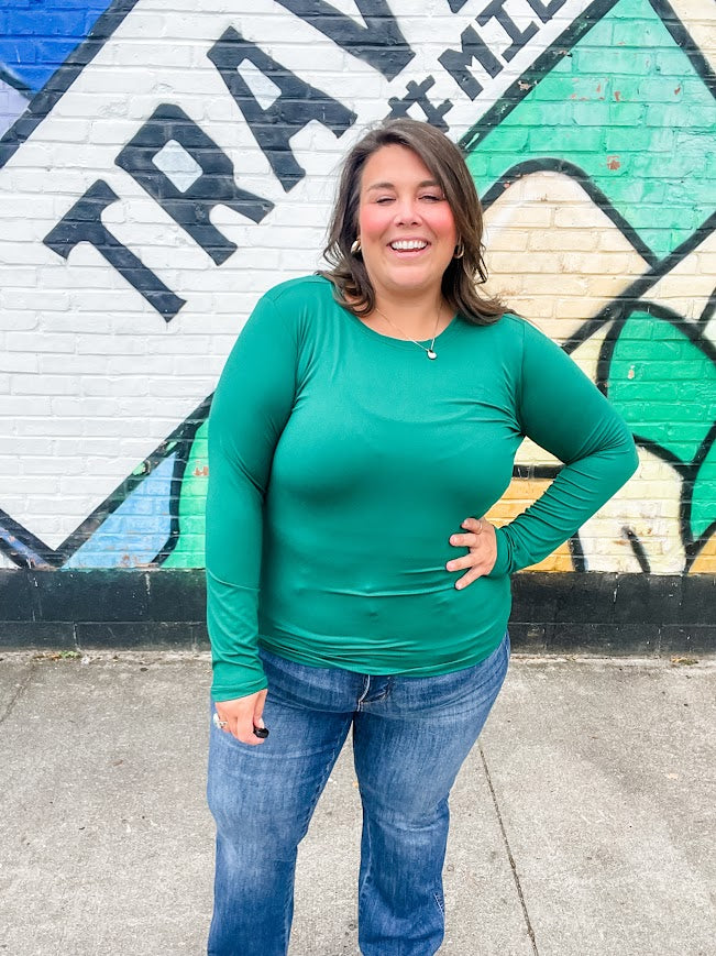 I Lose Control Top (S-3XL)-110 Long Sleeve-Zenana-Hello Friends Boutique-Woman's Fashion Boutique Located in Traverse City, MI