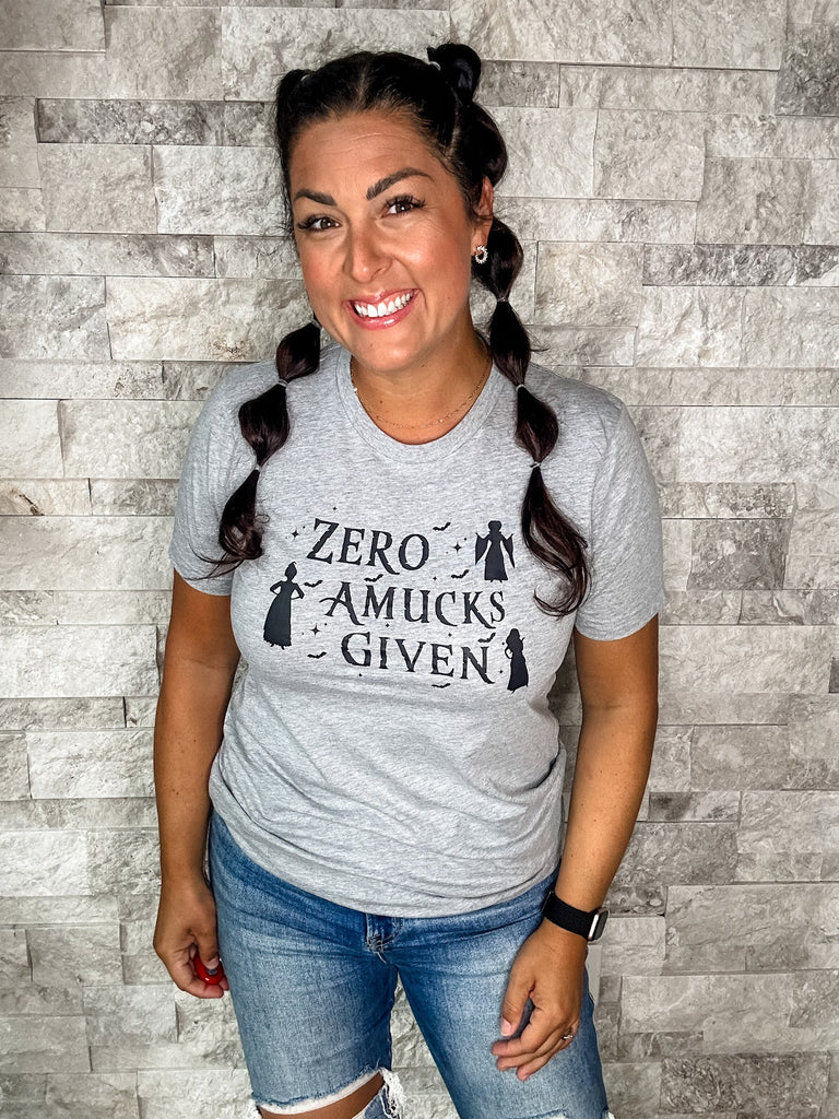 Zero Amucks Given Tee (S-4XL)-131 On Demand Graphic-SunFrog-Hello Friends Boutique-Woman's Fashion Boutique Located in Traverse City, MI