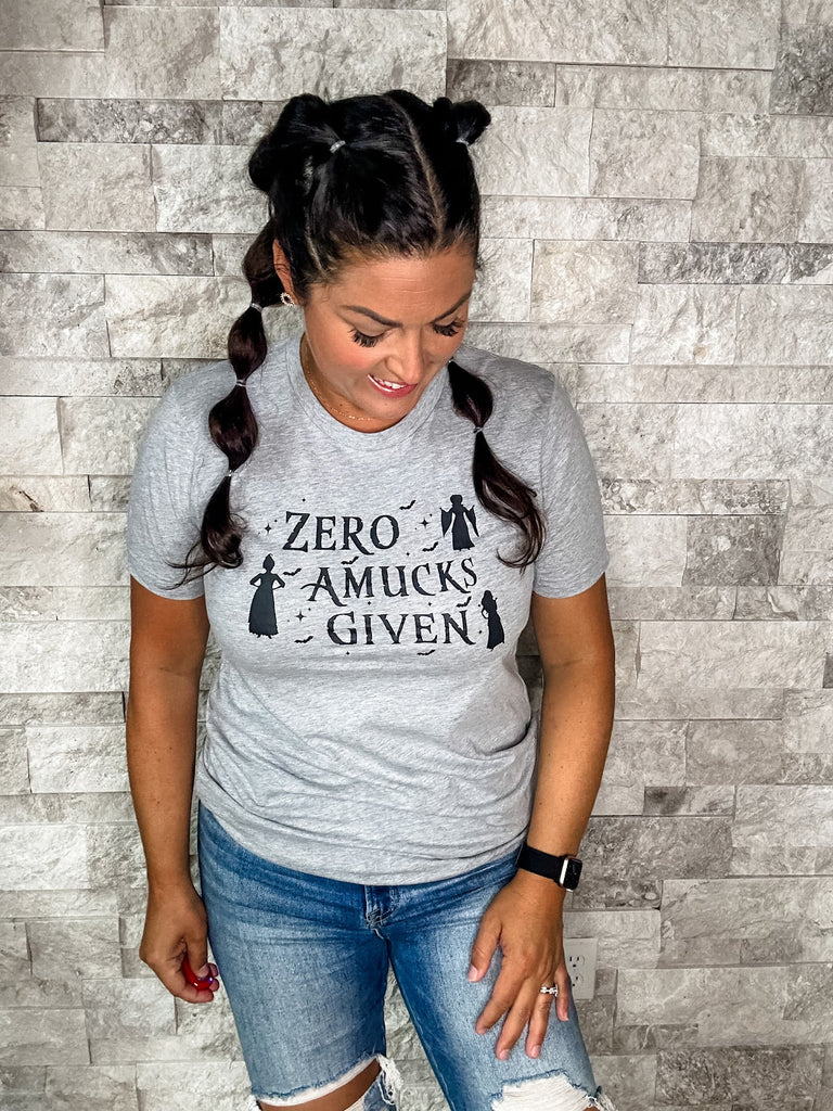 Zero Amucks Given Tee (S-4XL)-131 On Demand Graphic-SunFrog-Hello Friends Boutique-Woman's Fashion Boutique Located in Traverse City, MI