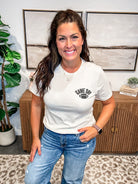 Friday Night Lights Tee in Natural (S-XL)-130 Graphic Tees-Rustee Clothing-Hello Friends Boutique-Woman's Fashion Boutique Located in Traverse City, MI