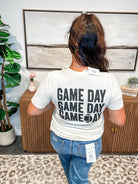 Friday Night Lights Tee in Natural (S-XL)-130 Graphic Tees-Rustee Clothing-Hello Friends Boutique-Woman's Fashion Boutique Located in Traverse City, MI