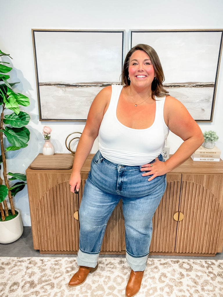 Easy Street Slouch Jeans (0-15, 1X-3X)-200 Denim-RISEN-Hello Friends Boutique-Woman's Fashion Boutique Located in Traverse City, MI