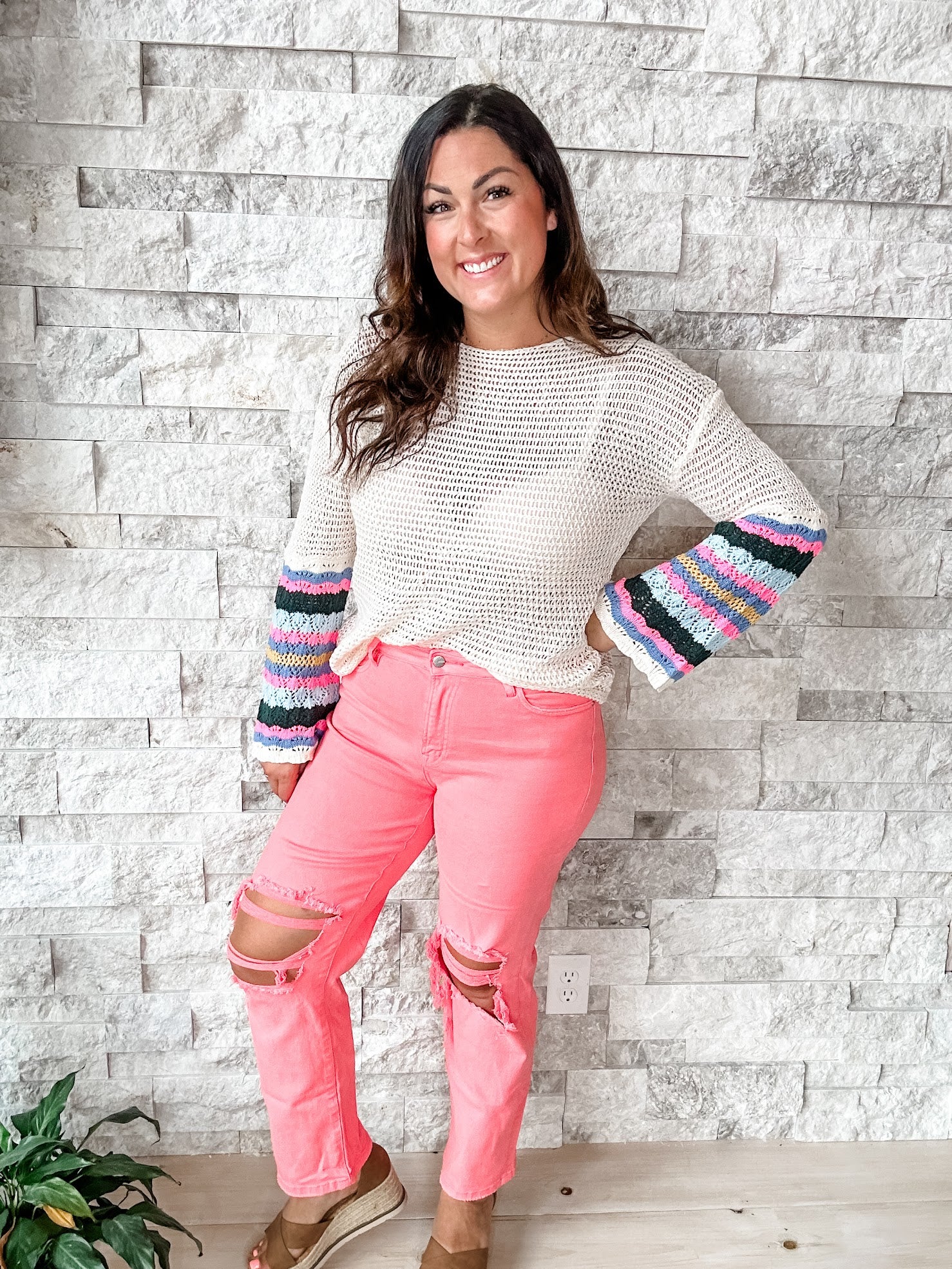 Wild Thoughts Super High Rise Dad Denim (24-32)-200 Denim-Mica Denim-Hello Friends Boutique-Woman's Fashion Boutique Located in Traverse City, MI
