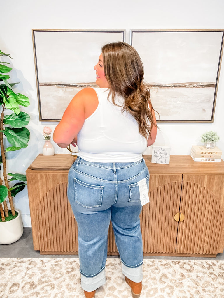 Easy Street Slouch Jeans (0-15, 1X-3X)-200 Denim-RISEN-Hello Friends Boutique-Woman's Fashion Boutique Located in Traverse City, MI