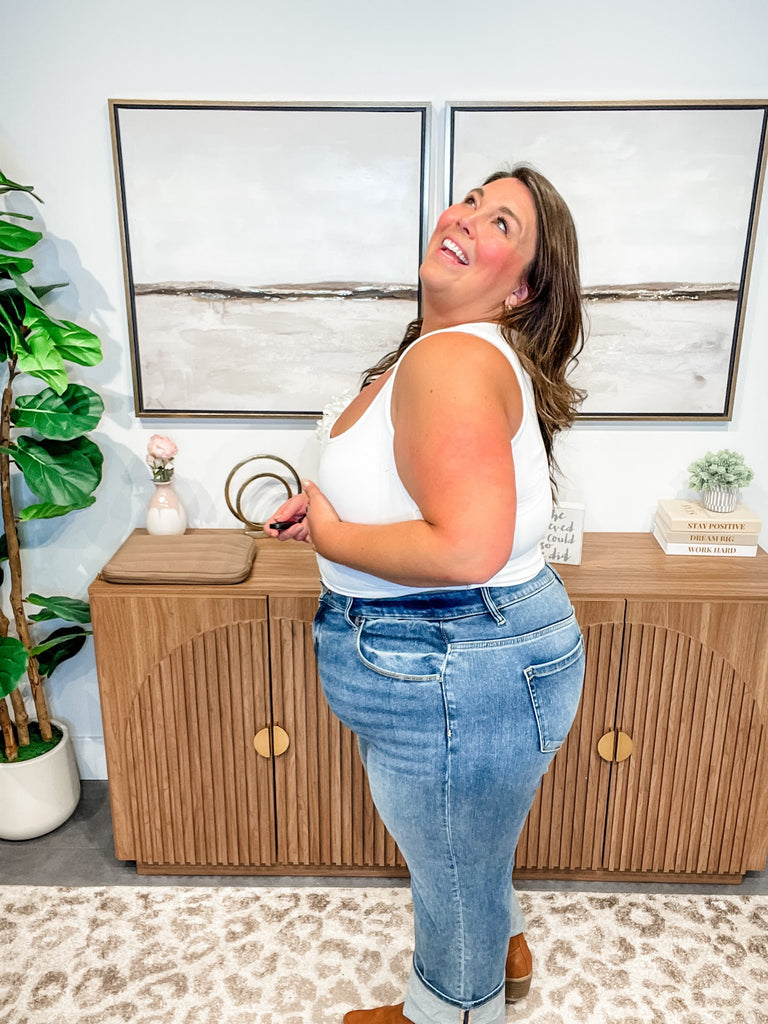 Easy Street Slouch Jeans (0-15, 1X-3X)-200 Denim-RISEN-Hello Friends Boutique-Woman's Fashion Boutique Located in Traverse City, MI