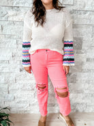 Wild Thoughts Super High Rise Dad Denim (24-32)-200 Denim-Mica Denim-Hello Friends Boutique-Woman's Fashion Boutique Located in Traverse City, MI