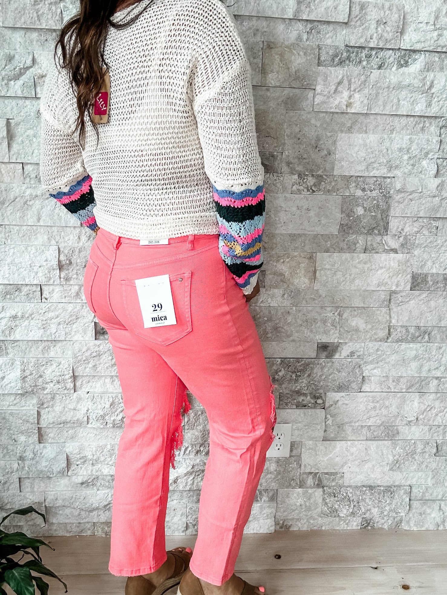 Wild Thoughts Super High Rise Dad Denim (24-32)-200 Denim-Mica Denim-Hello Friends Boutique-Woman's Fashion Boutique Located in Traverse City, MI