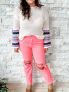 Wild Thoughts Super High Rise Dad Denim (24-32)-200 Denim-Mica Denim-Hello Friends Boutique-Woman's Fashion Boutique Located in Traverse City, MI