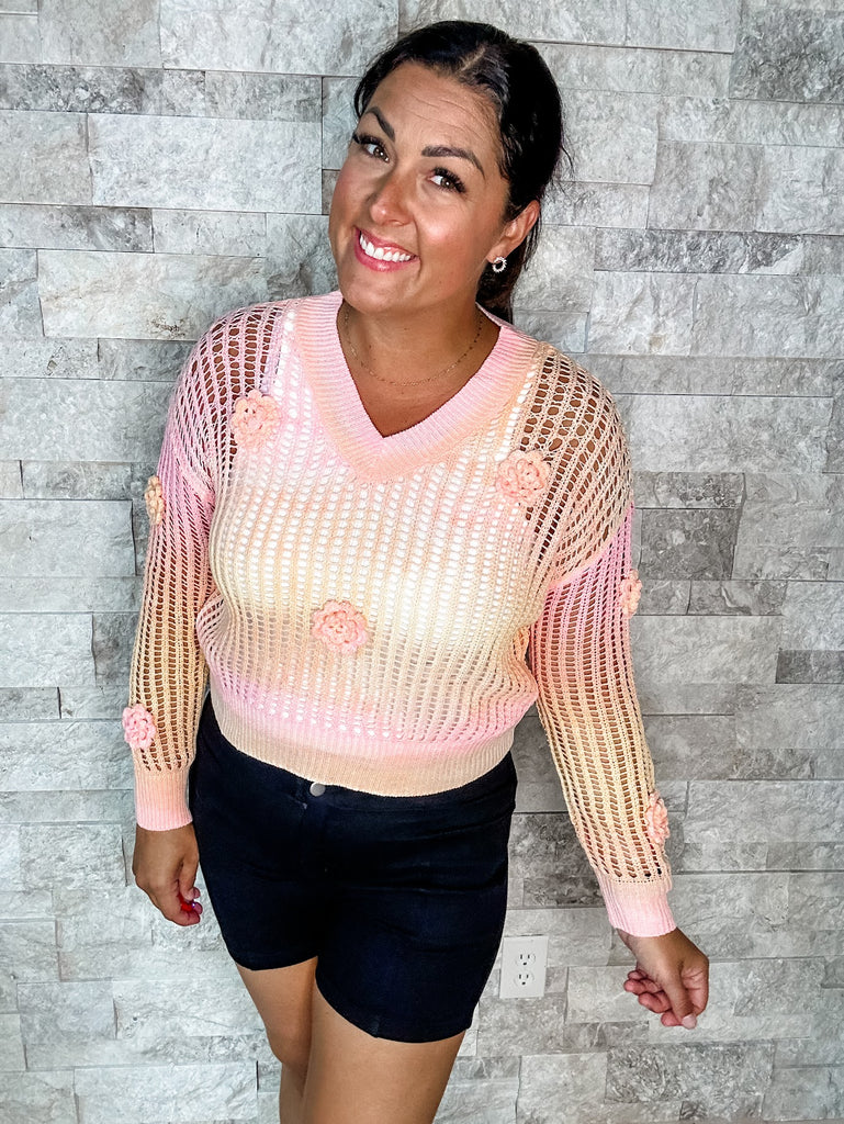 Sunset Dream Top (S-3XL)-110 Long Sleeve-BIBI-Hello Friends Boutique-Woman's Fashion Boutique Located in Traverse City, MI