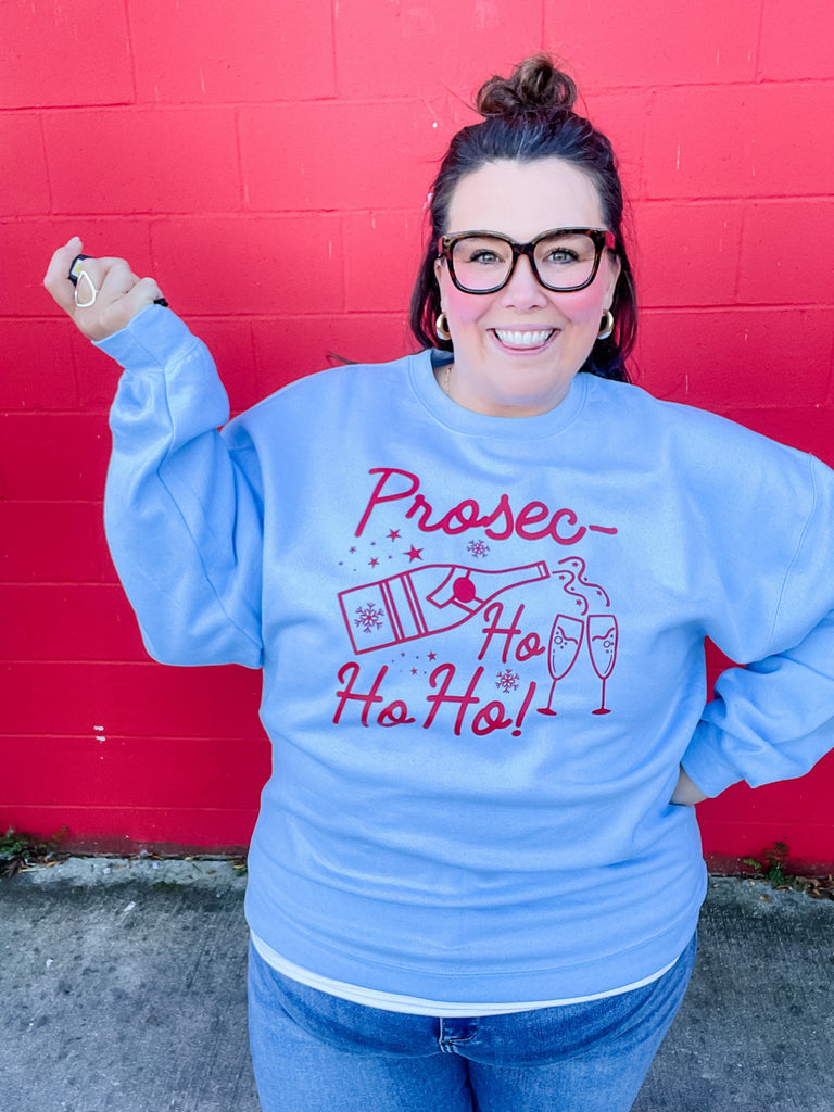 Prosec-HoHo Sweatshirt (S-2XL)-150 Sweatshirts/Hoodies-Bash-Hello Friends Boutique-Woman's Fashion Boutique Located in Traverse City, MI