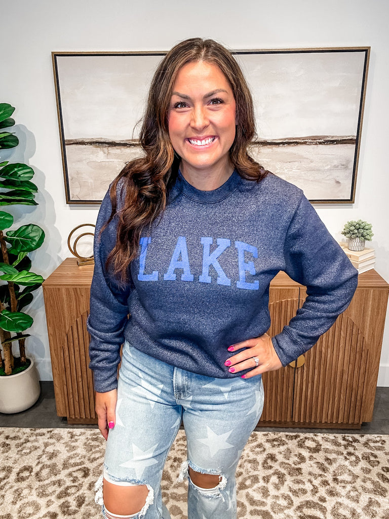Lake Life Sweater (S-3XL)-130 Graphic Tees-Southern Bliss Company-Hello Friends Boutique-Woman's Fashion Boutique Located in Traverse City, MI