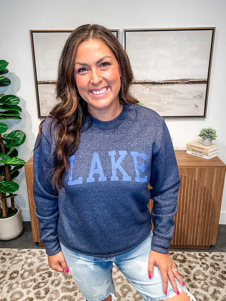 Lake Life Sweater (S-3XL)-130 Graphic Tees-Southern Bliss Company-Hello Friends Boutique-Woman's Fashion Boutique Located in Traverse City, MI