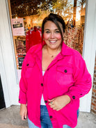 Cozy Comet Fleece Shacket (S-XL)-170 Jackets-Zenana-Hello Friends Boutique-Woman's Fashion Boutique Located in Traverse City, MI