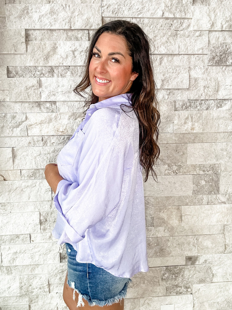 Witness Of Your Love Blouse in Lavender (S-XL)-100 Short Sleeve-Andree By Unit-Hello Friends Boutique-Woman's Fashion Boutique Located in Traverse City, MI