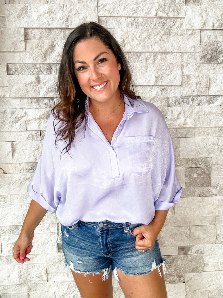 Witness Of Your Love Blouse in Lavender (S-XL)-100 Short Sleeve-Andree By Unit-Hello Friends Boutique-Woman's Fashion Boutique Located in Traverse City, MI