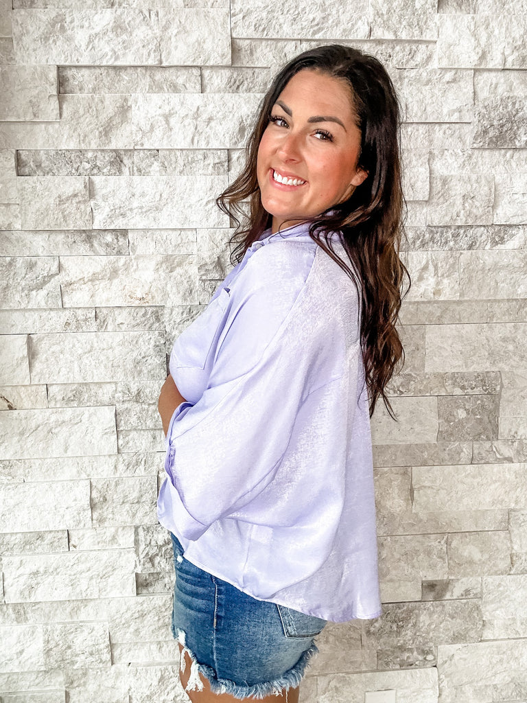 Witness Of Your Love Blouse in Lavender (S-XL)-100 Short Sleeve-Andree By Unit-Hello Friends Boutique-Woman's Fashion Boutique Located in Traverse City, MI