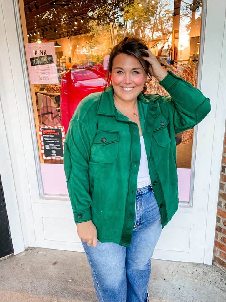 Cozy Comet Fleece Shacket (S-XL)-170 Jackets-Zenana-Hello Friends Boutique-Woman's Fashion Boutique Located in Traverse City, MI