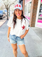 Born In The USA Top (S-3XL)-100 Short Sleeve-Sew In Love-Hello Friends Boutique-Woman's Fashion Boutique Located in Traverse City, MI