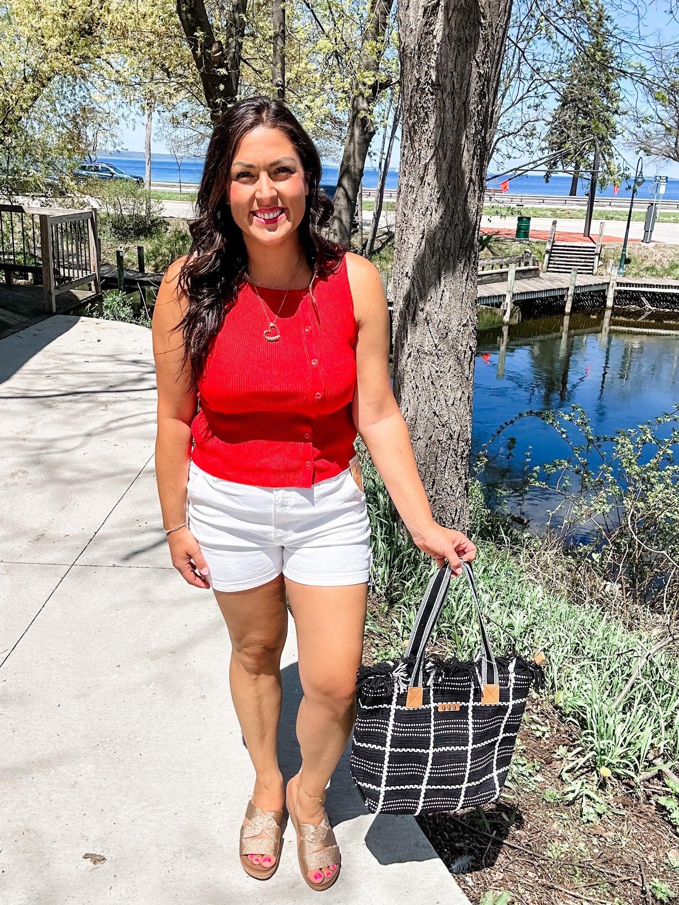 Let's Sail Top (S-3XL)-120 Sleeveless-GILLI-Hello Friends Boutique-Woman's Fashion Boutique Located in Traverse City, MI
