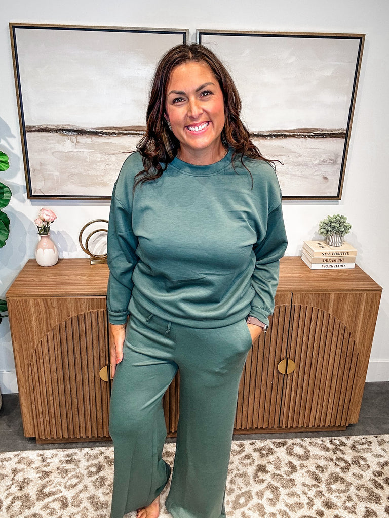 Chic Comfort Scuba Set (S-3XL)-110 Long Sleeves-Zenana-Hello Friends Boutique-Woman's Fashion Boutique Located in Traverse City, MI